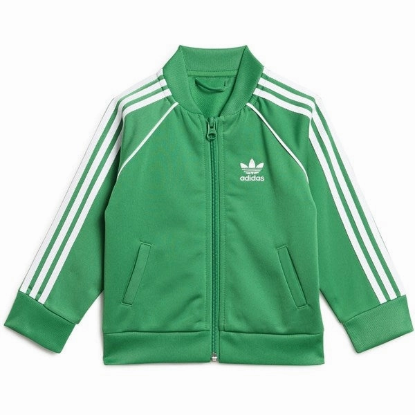 Solid Color vintage store adidas Originals Green SST Tracksuit