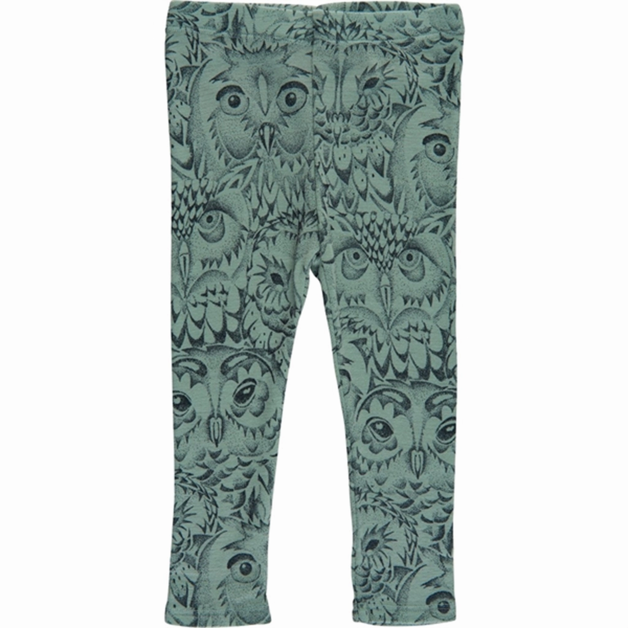 Timeless Wear Soft Gallery Iceberg Green Paula Owl Wool Leggings