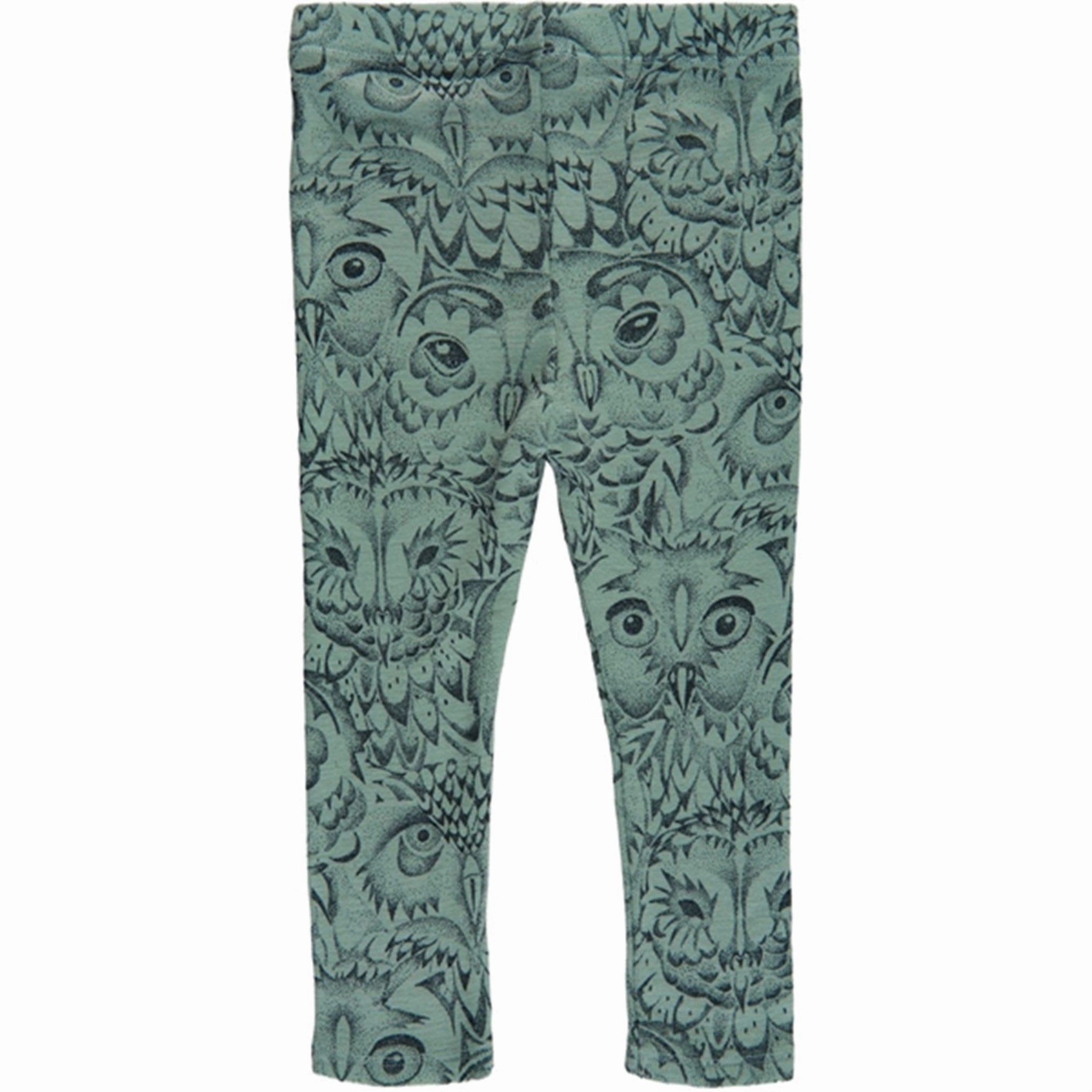 Fashionable Wear Shape Retain Outdoor Lover Soft Gallery Iceberg Green Paula Owl Wool Leggings