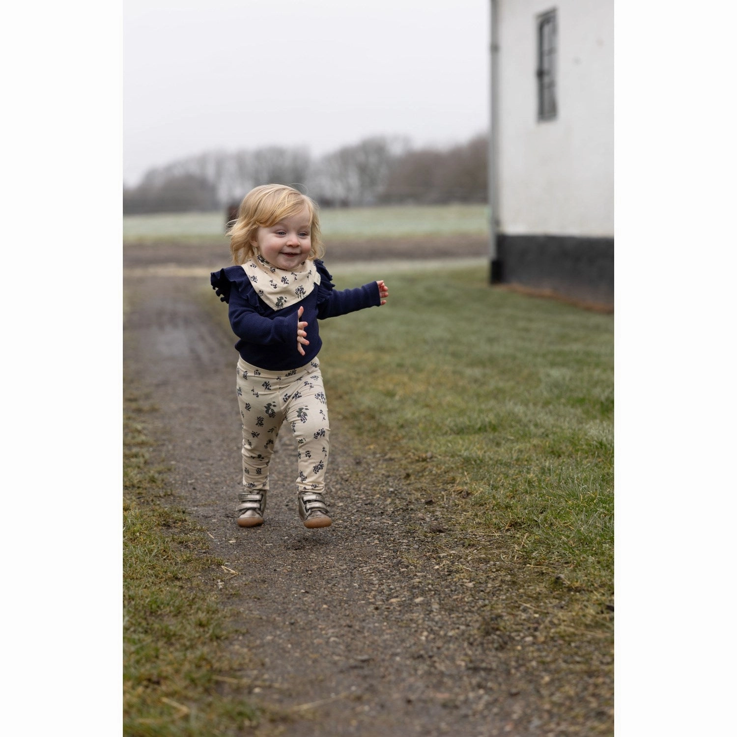 Petit Piao Elderberry Aop Leggings Printed Travel Enthusiast Squat Proof