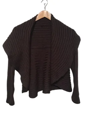 Brown Knitted Cardigan (Size M) Layer Trend