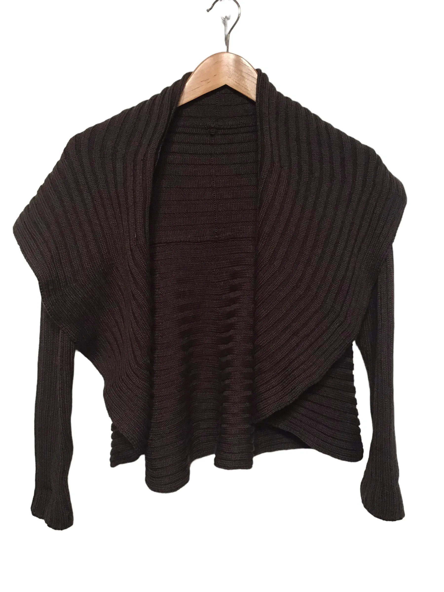 Brown Knitted Cardigan (Size M) Layer Trend