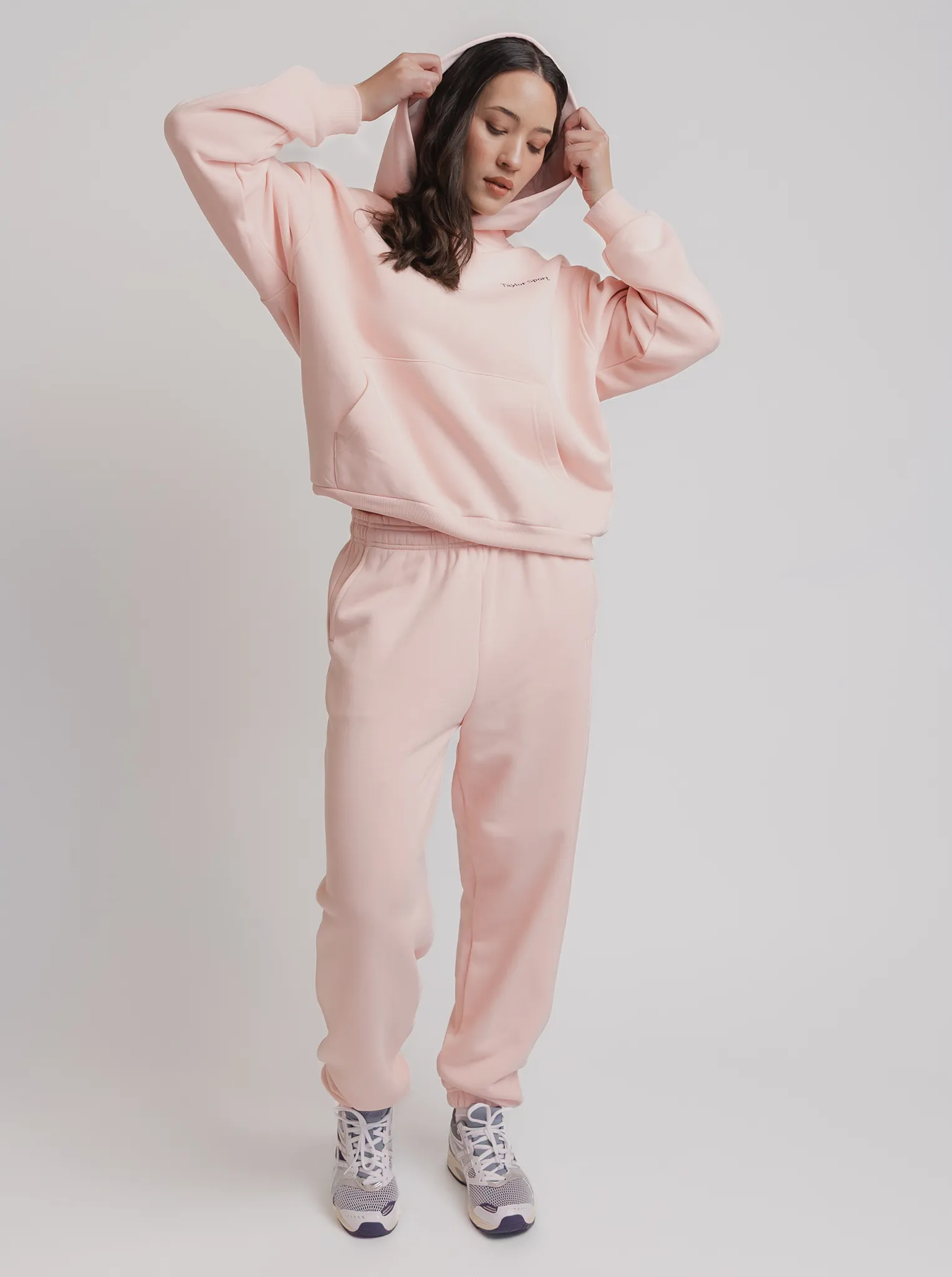 Nighttime Stroll Heritage Hoodie in Pillow Pink