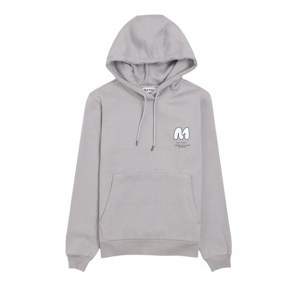 Marai Bubble Print Hoodie Men Reinforced Edges Concert Going