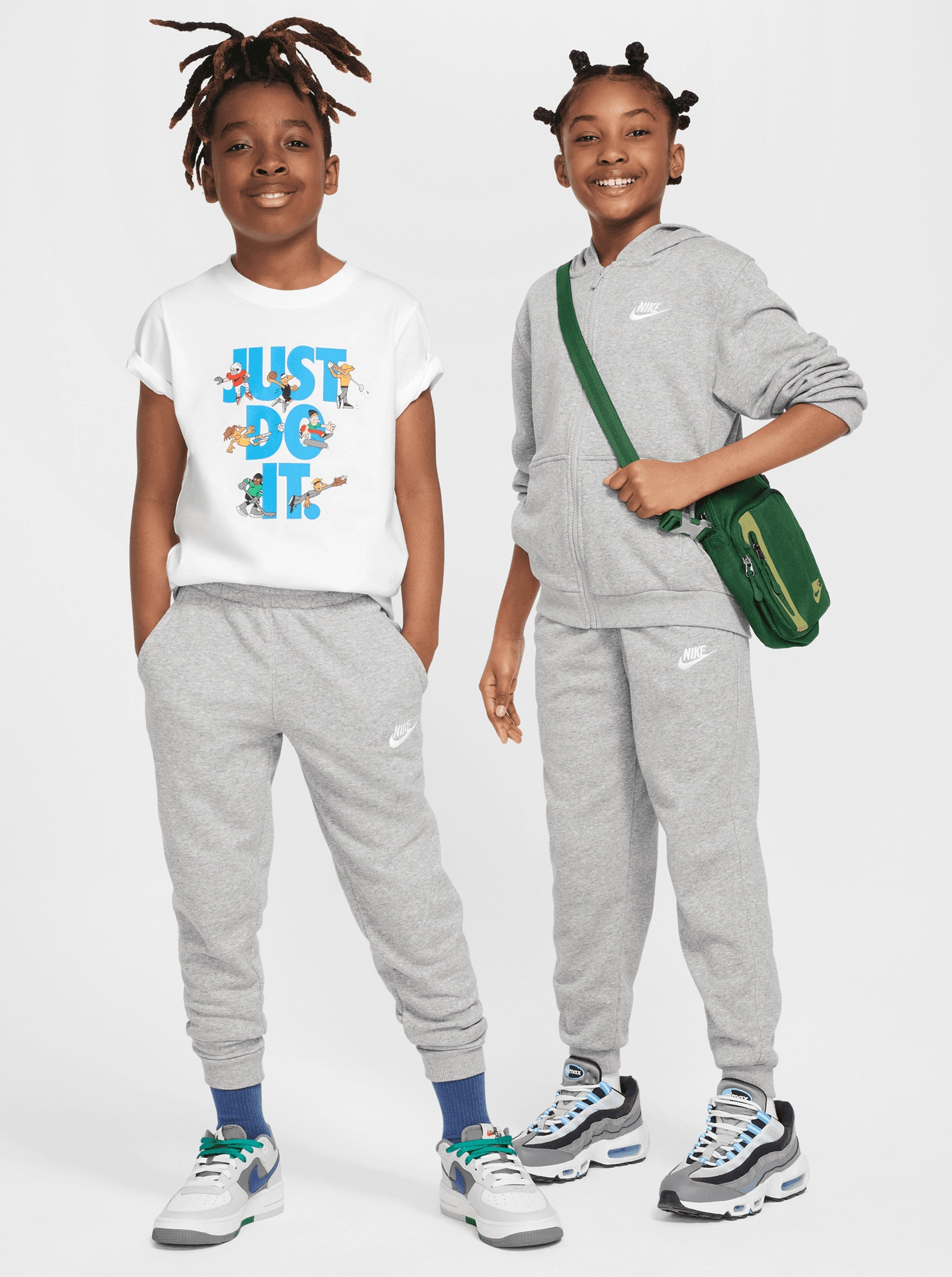 Wide waistband Club Fleece French Terry Joggers Youth