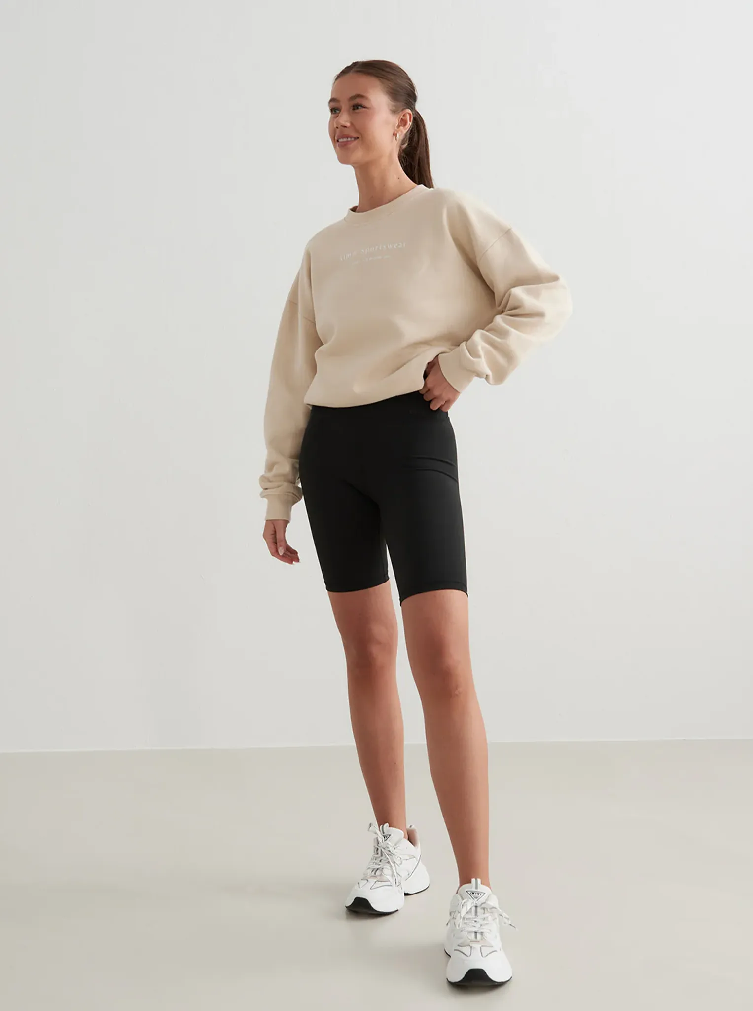 Caf?? Au Lait Serif Sweatshirt Sport Comfort Exclusive piece