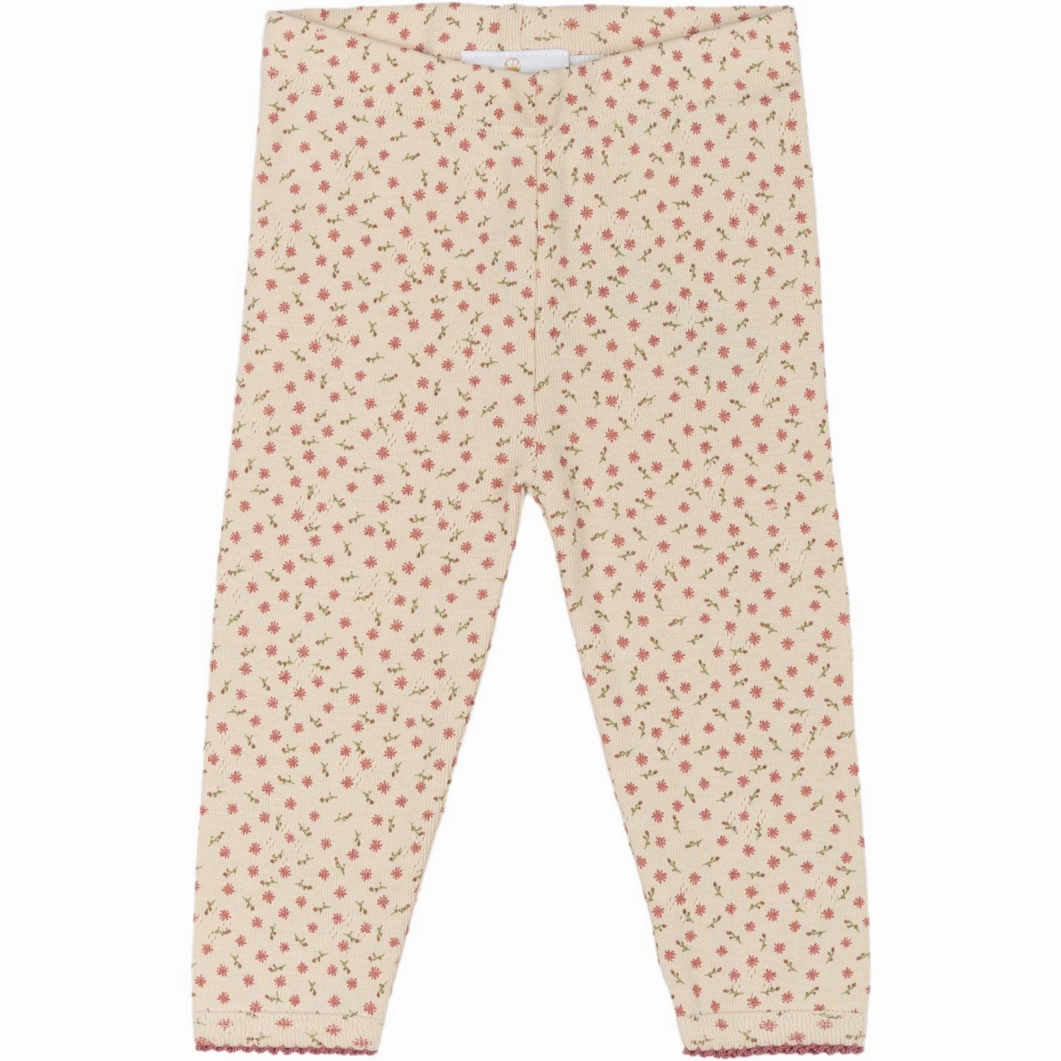 THE NEW Siblings White Swan AOP Odette Pointelle Leggings Extra Soft Winter Sports