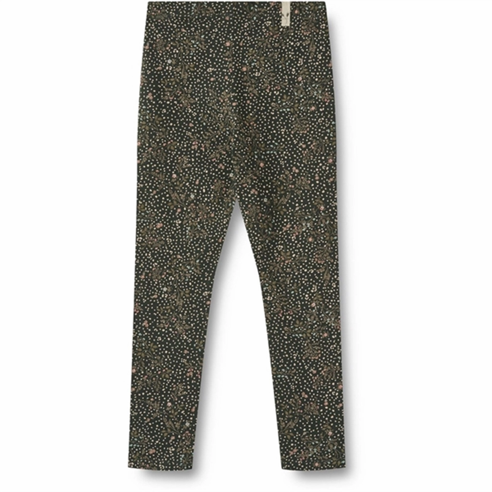 Wheat Black Coal Small Flowers Jersey Leggings Jules Morning Jog Slim Fit