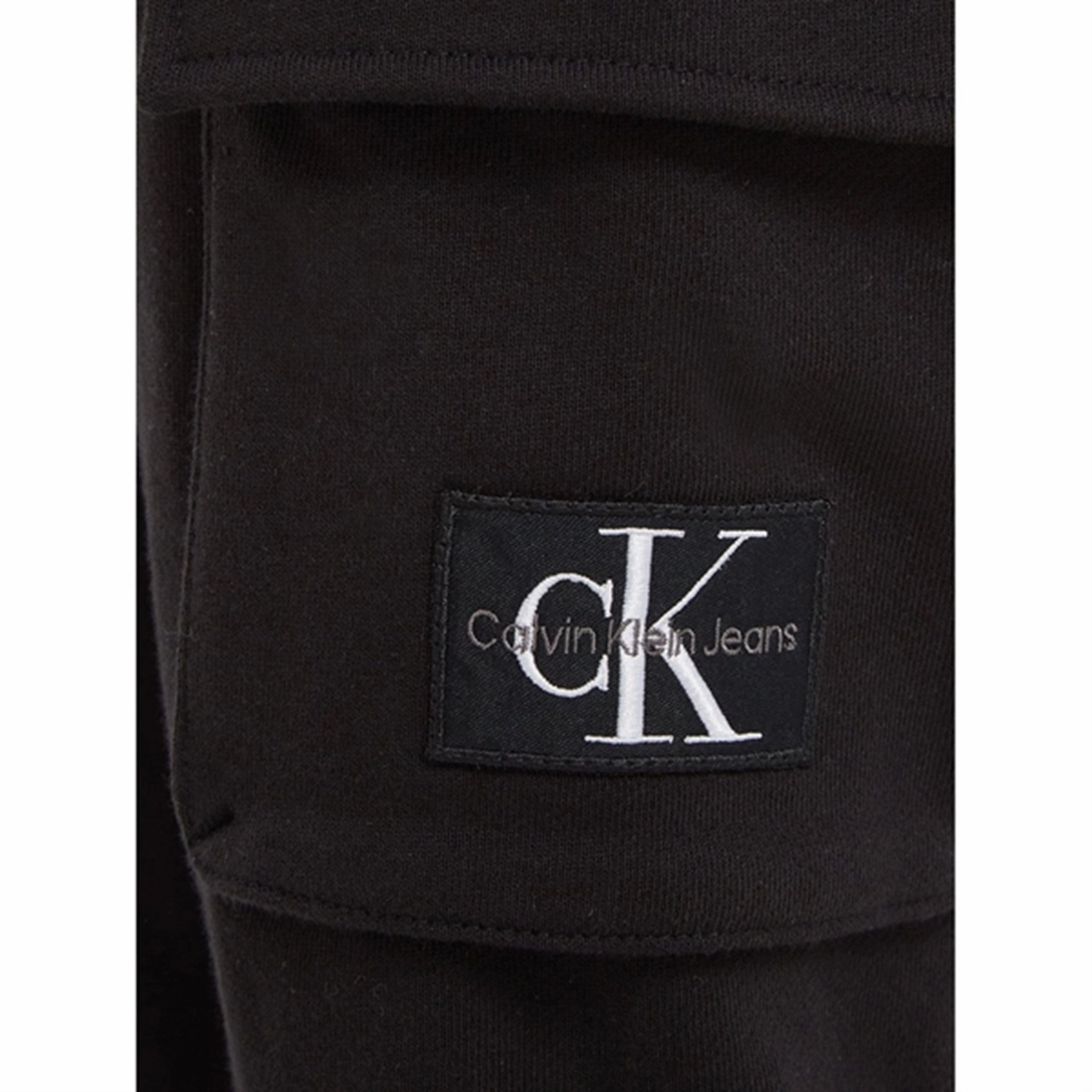 Calvin Klein Badge Cargo Sweatpant Ck Black Ultimate Fit Lightweight Compression Design