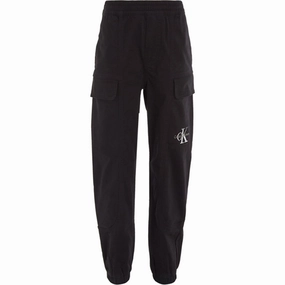 Movement Apparel Pocketed Calvin Klein Sateen Cargo Sweatpants Ck Black