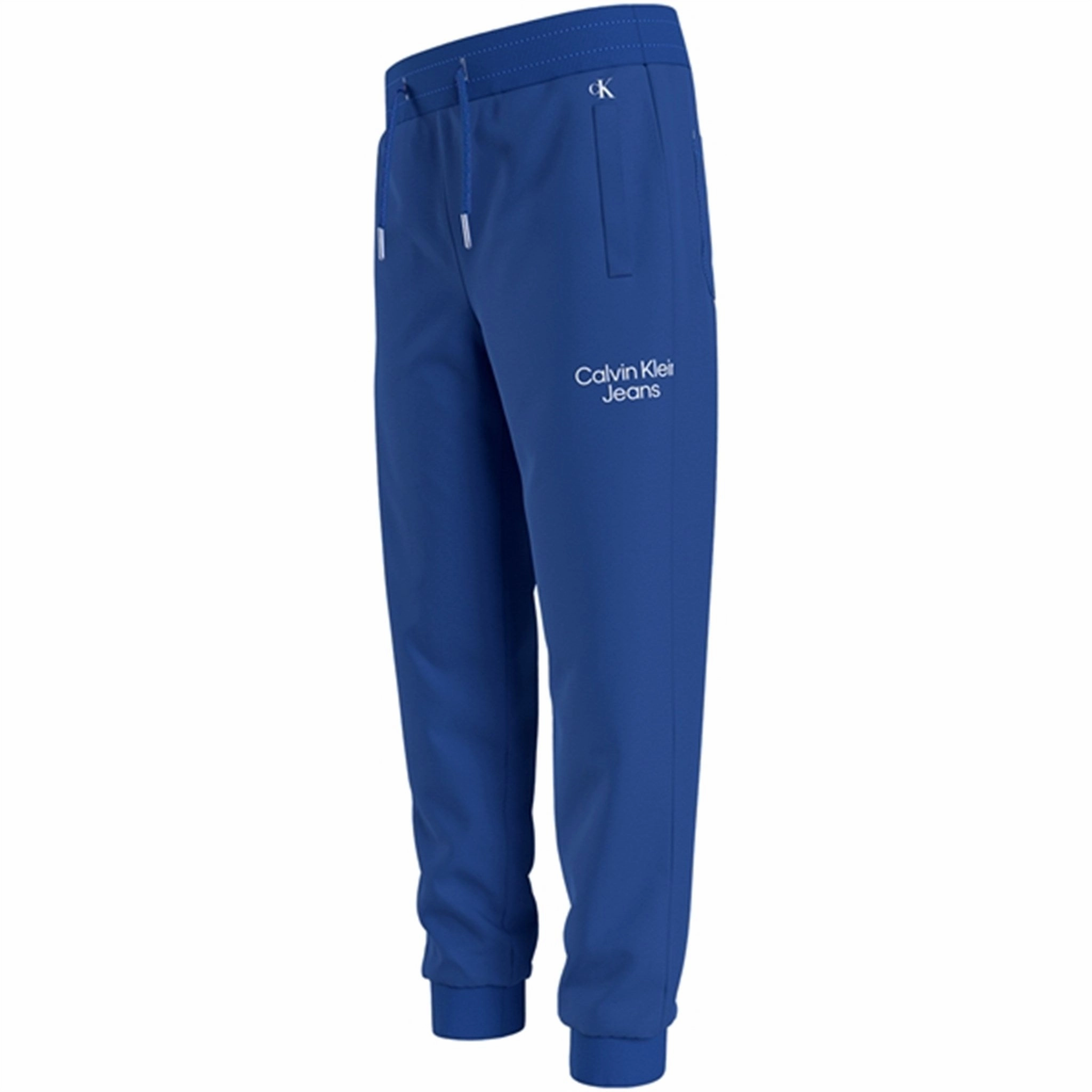Calvin Klein Stack Logo Sweatpants Ultra Blue Lightweight Thermal Layer