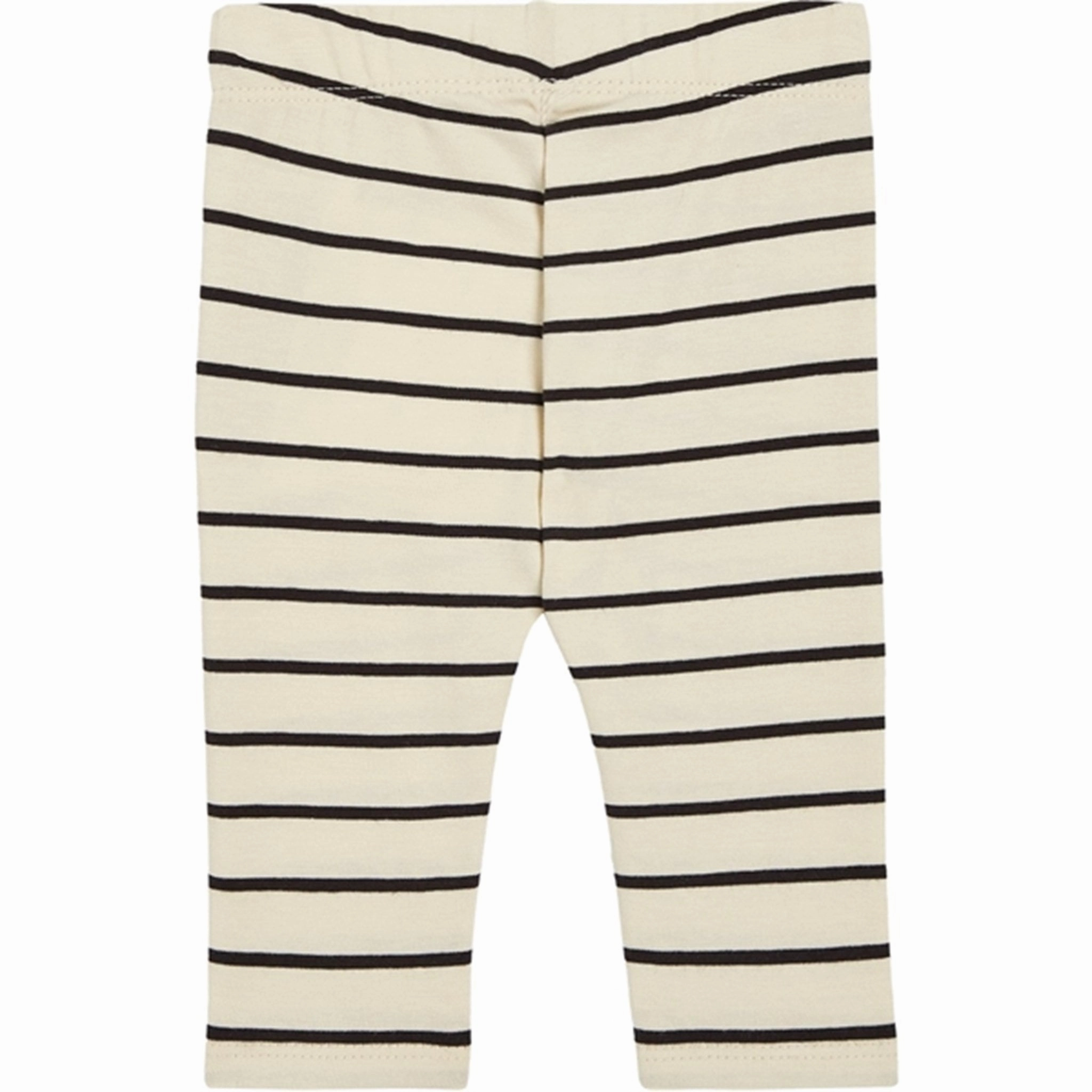 Calvin Klein Striped Leggings Black/ Vanilla Stripe Sporty Comfort Fit Gusset Crotch Design