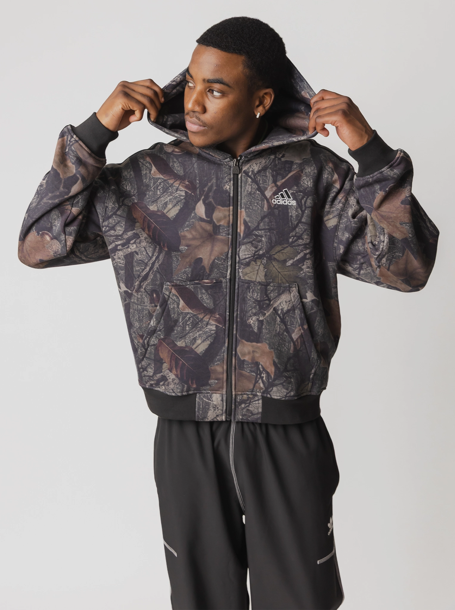 Lynx like Camo Full-Zip Hoodie