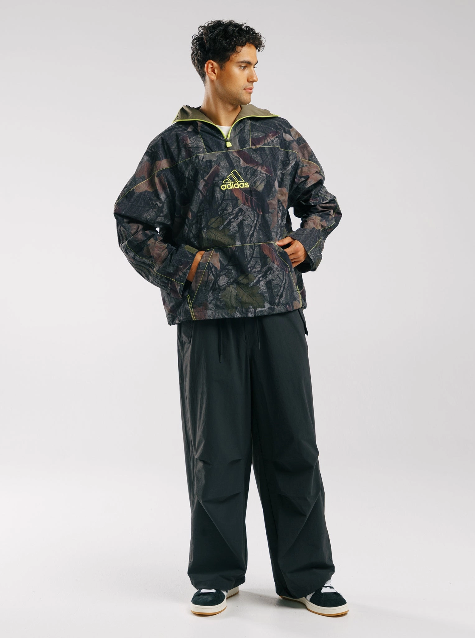 Articulated Sleeves Camo Jacket
