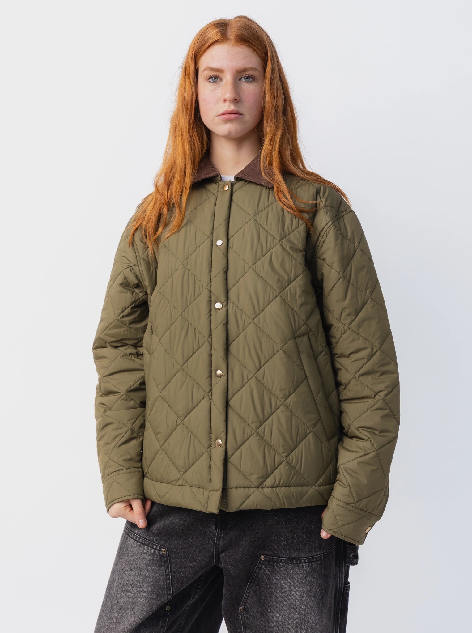 Quilted Carpenter Jacket Loungewear Fade Resistant