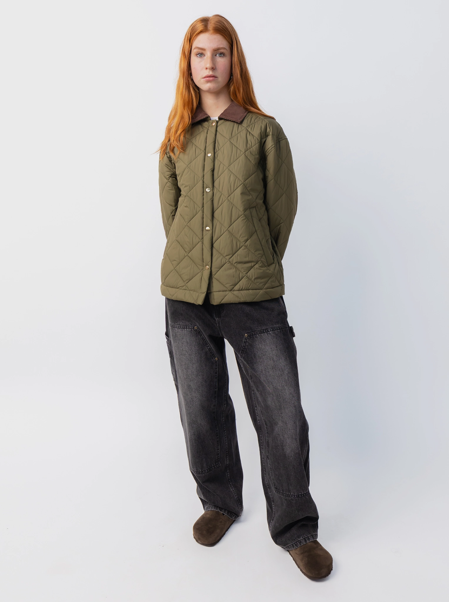 Modern Meditation Quilted Carpenter Jacket