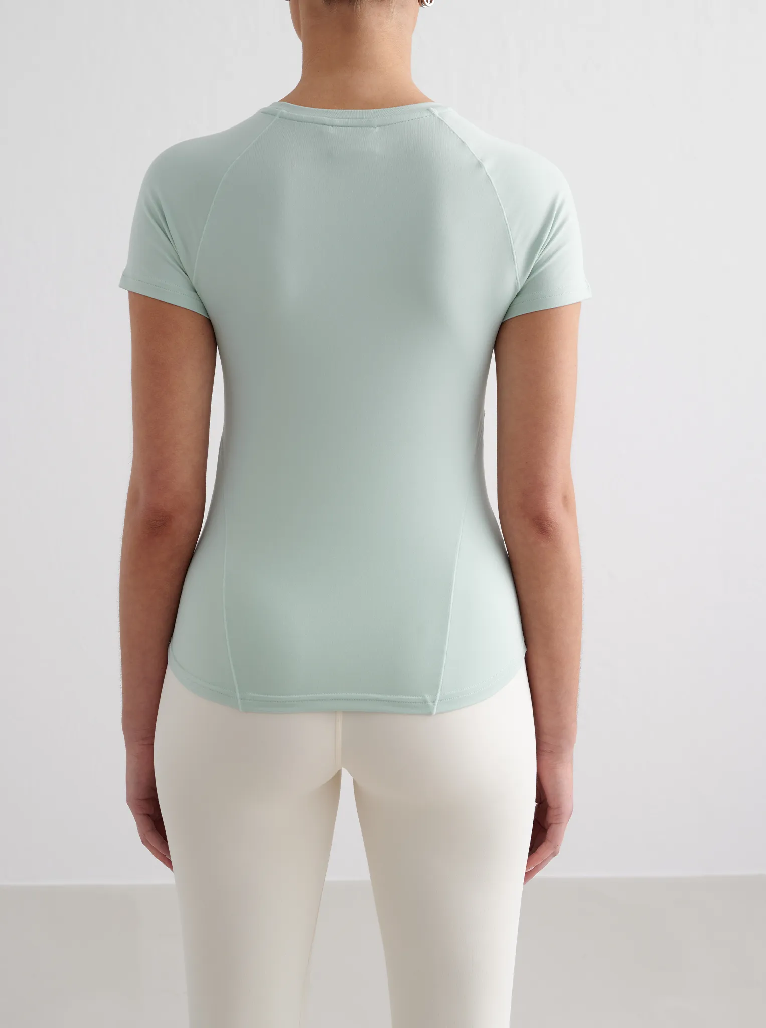 Easy-to-Match Aqua Soft Basic Short Sleeve