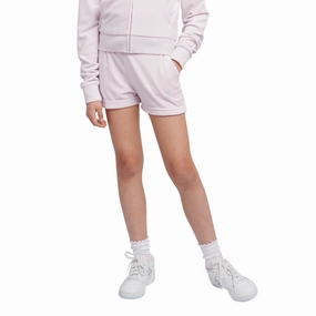 Juicy Couture Diamante Velour Short Junior Crisp Texture
