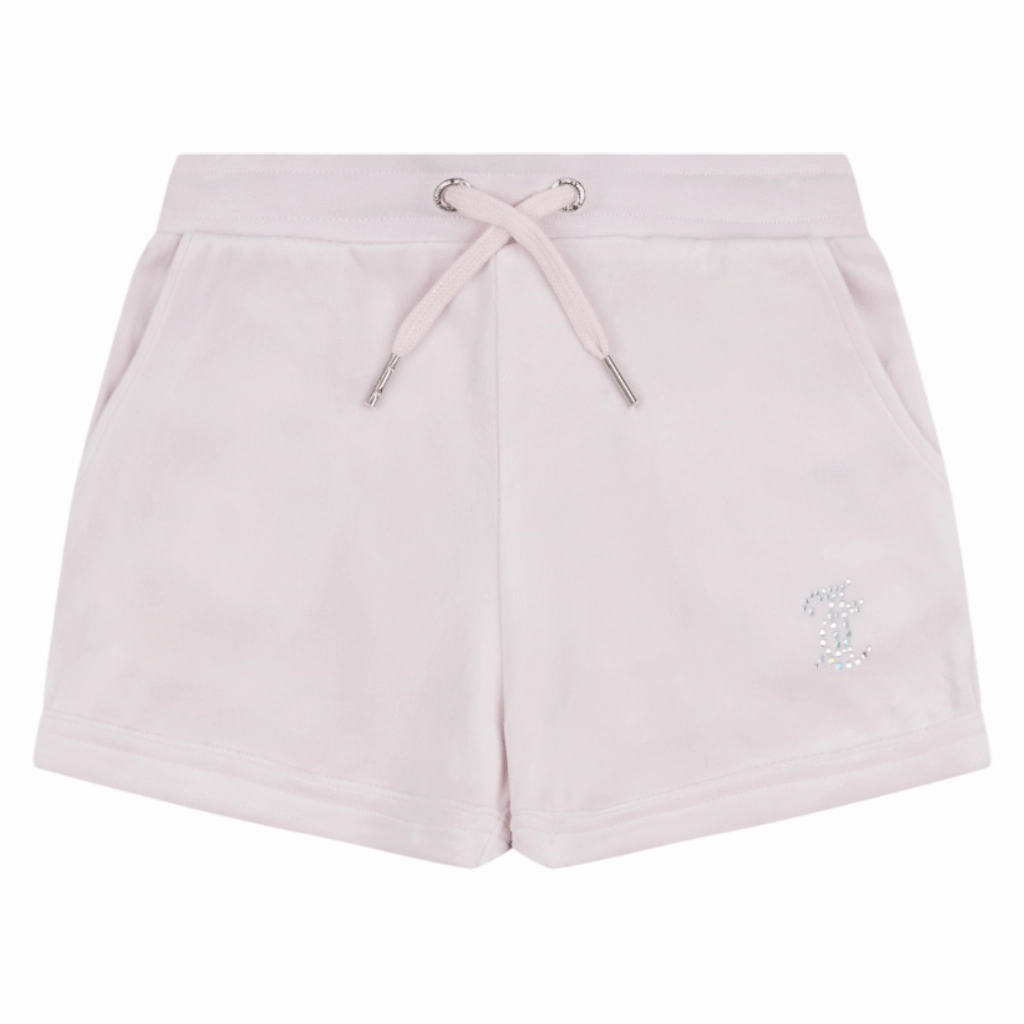 picnic wear Athletic Cut Juicy Couture Diamante Velour Short Junior