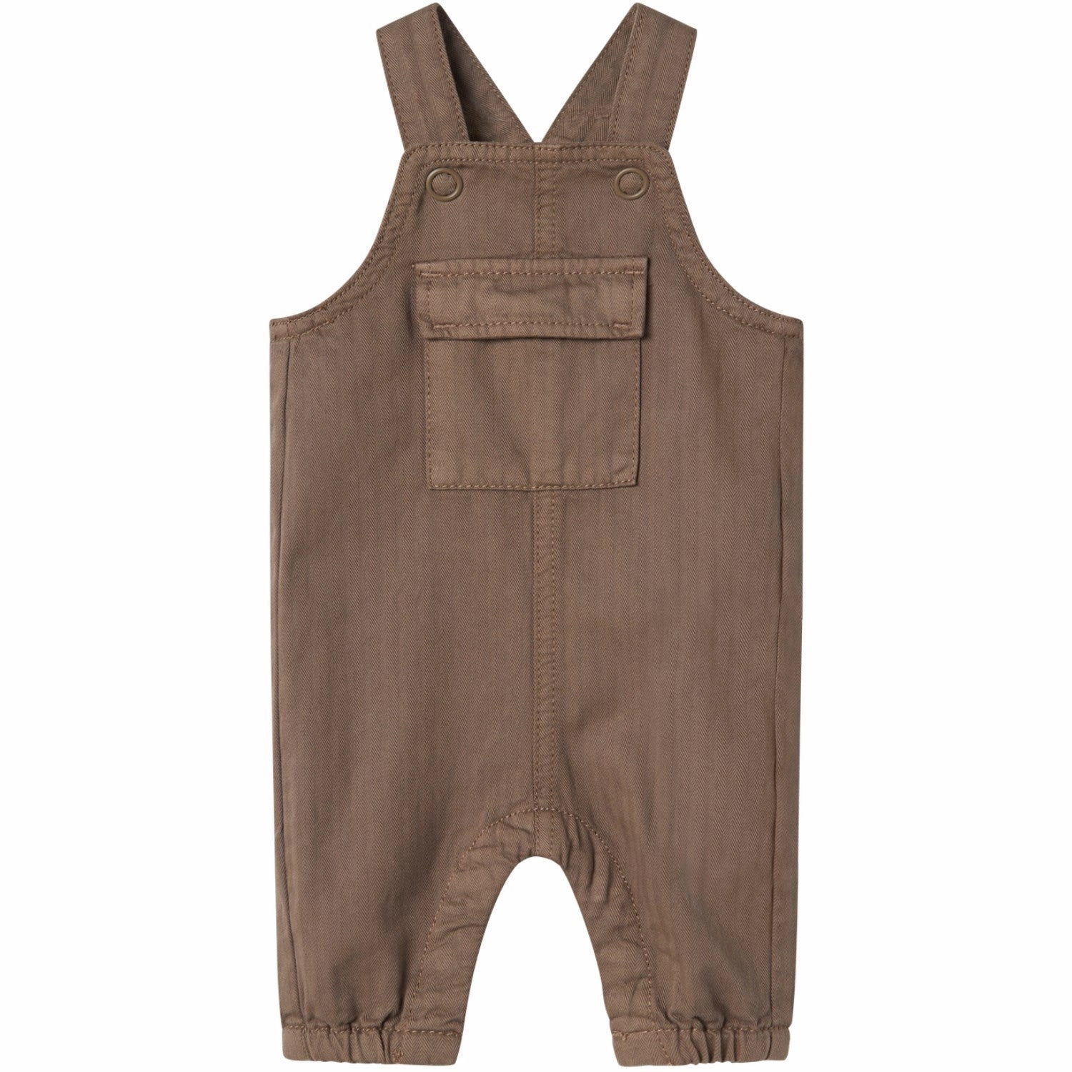 Sporty Elegant Picnic Street Name It Walnut Ib Regular Bow Tap Twill Overall