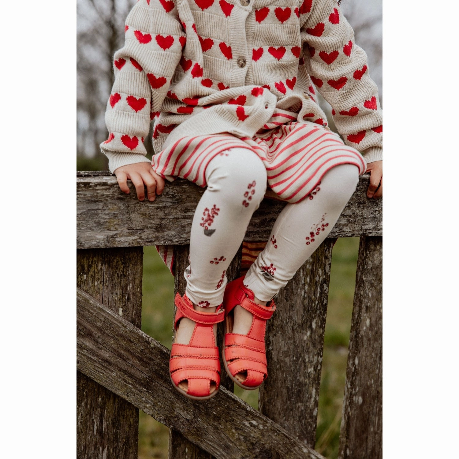 City Walk Pro Athlete All-Terrain Comfort Petit Piao Berry Leggings Printed