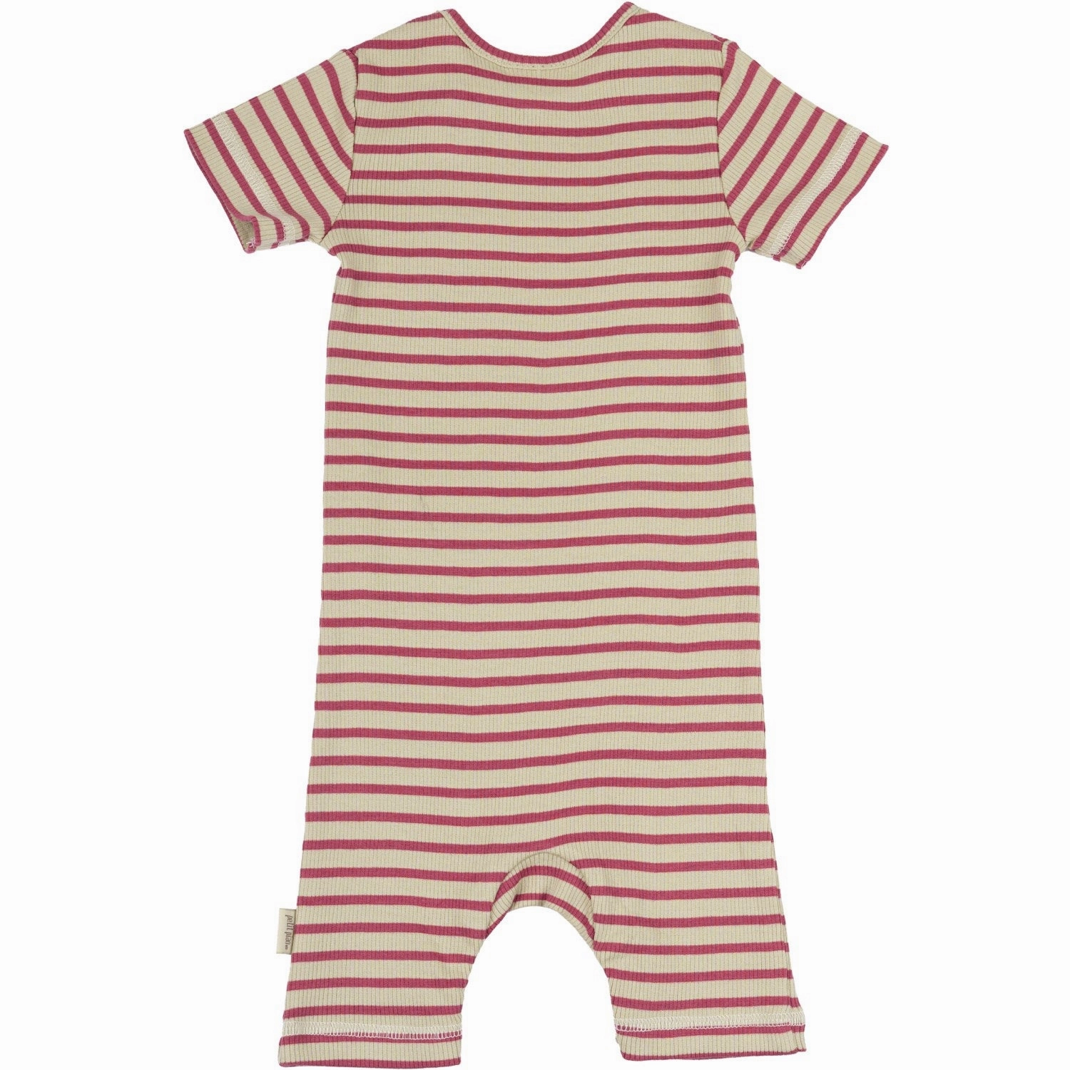 Neutral Yoga Petit Piao Light Berry/Dark Off White Summer Romper S/S Modal Striped