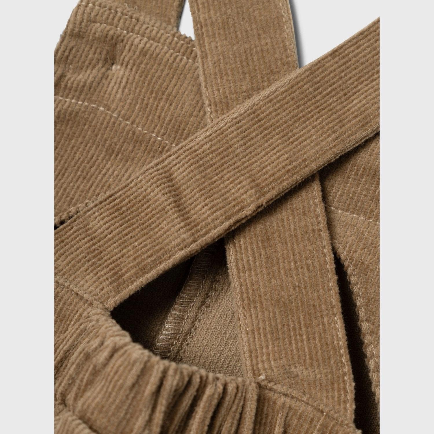 Lil'Atelier Sepia Tint Obert Corduroy Overall Chic Wear Dynamic Fit