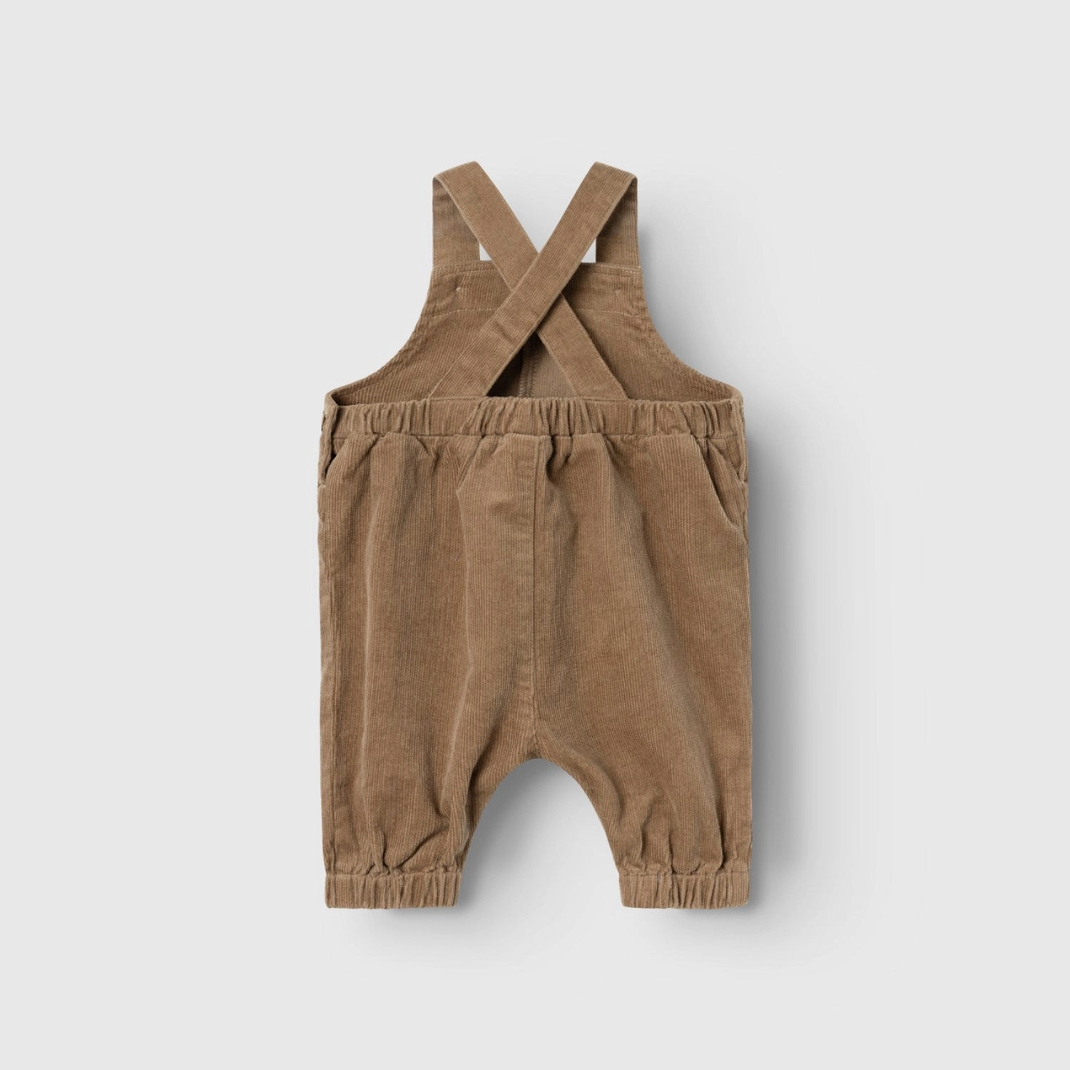 hypoallergenic Convertible legs Lil'Atelier Sepia Tint Obert Corduroy Overall
