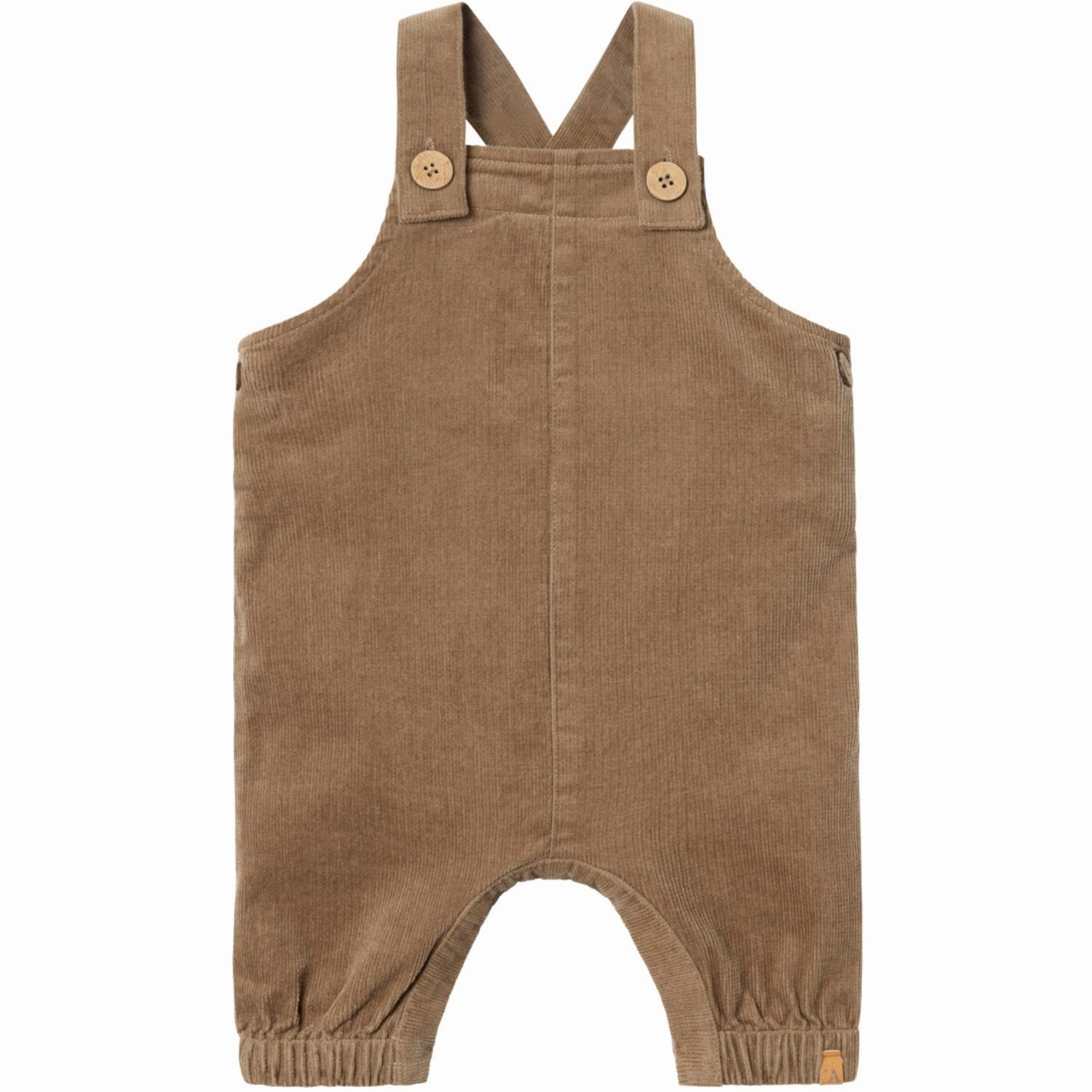 Lil'Atelier Sepia Tint Obert Corduroy Overall ElasticWaistband