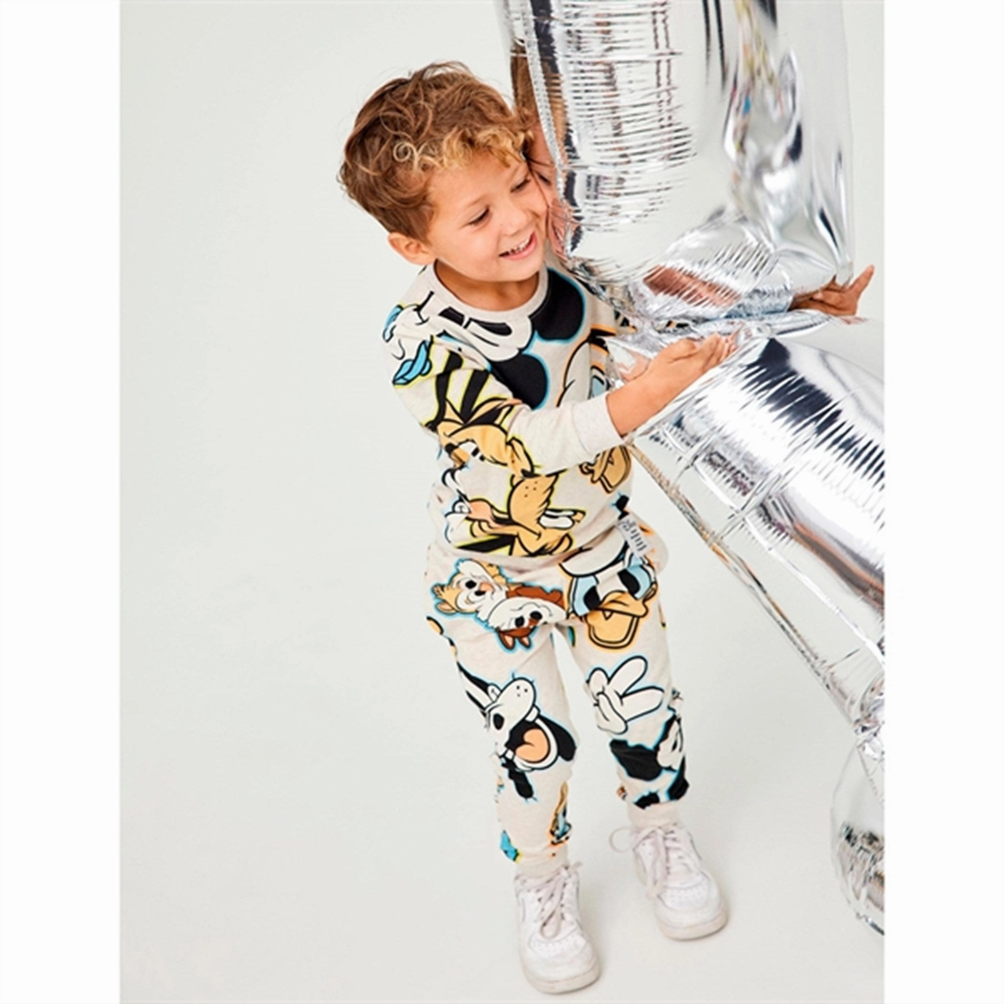 Name it Peyote Melange Jimbo Mickey Sweatpants WindproofLayer