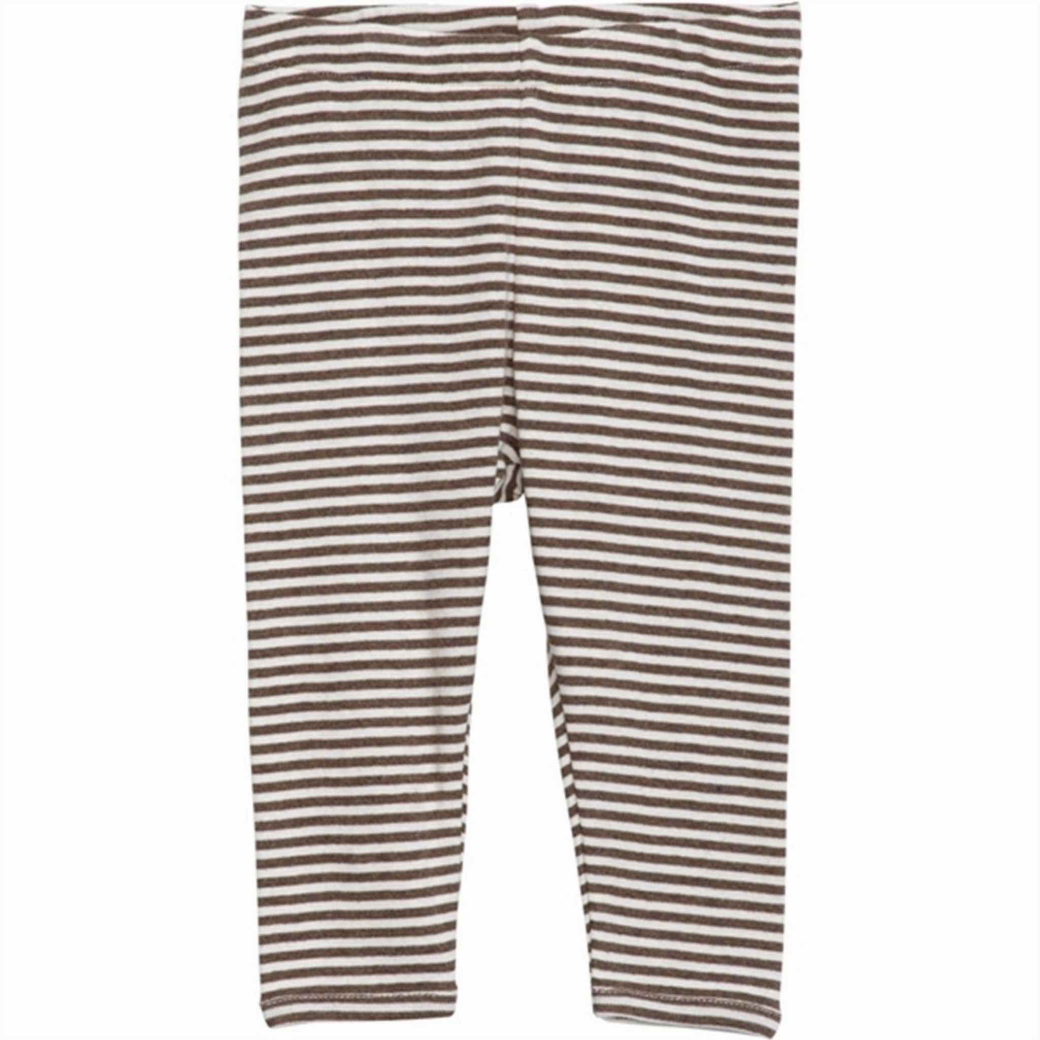 Yoga Class Quick Dry Mesh Panel Studio Practice Serendipity Chestnut/Offwhite Baby Leggings Stripe
