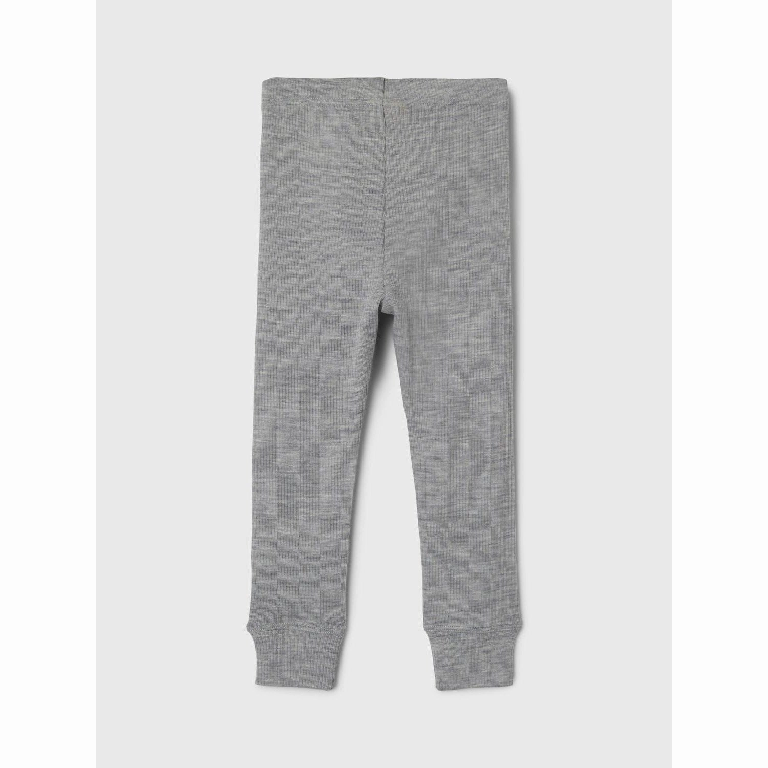 Lil'Atelier Grey Melange Fable Wool Leggings Zen Mode