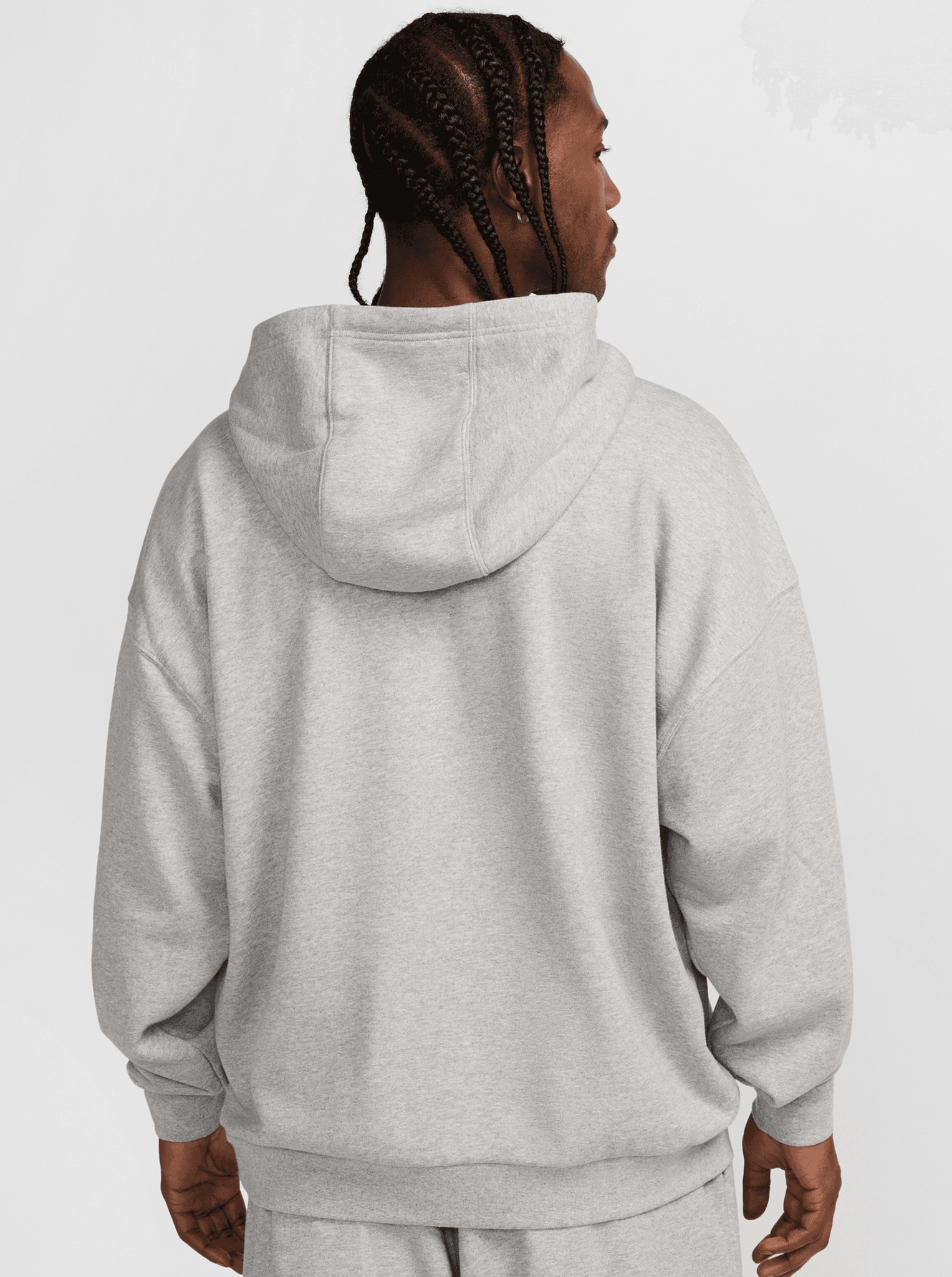 French Terry Oversized Pullover Hoodie Relaxed Outfit