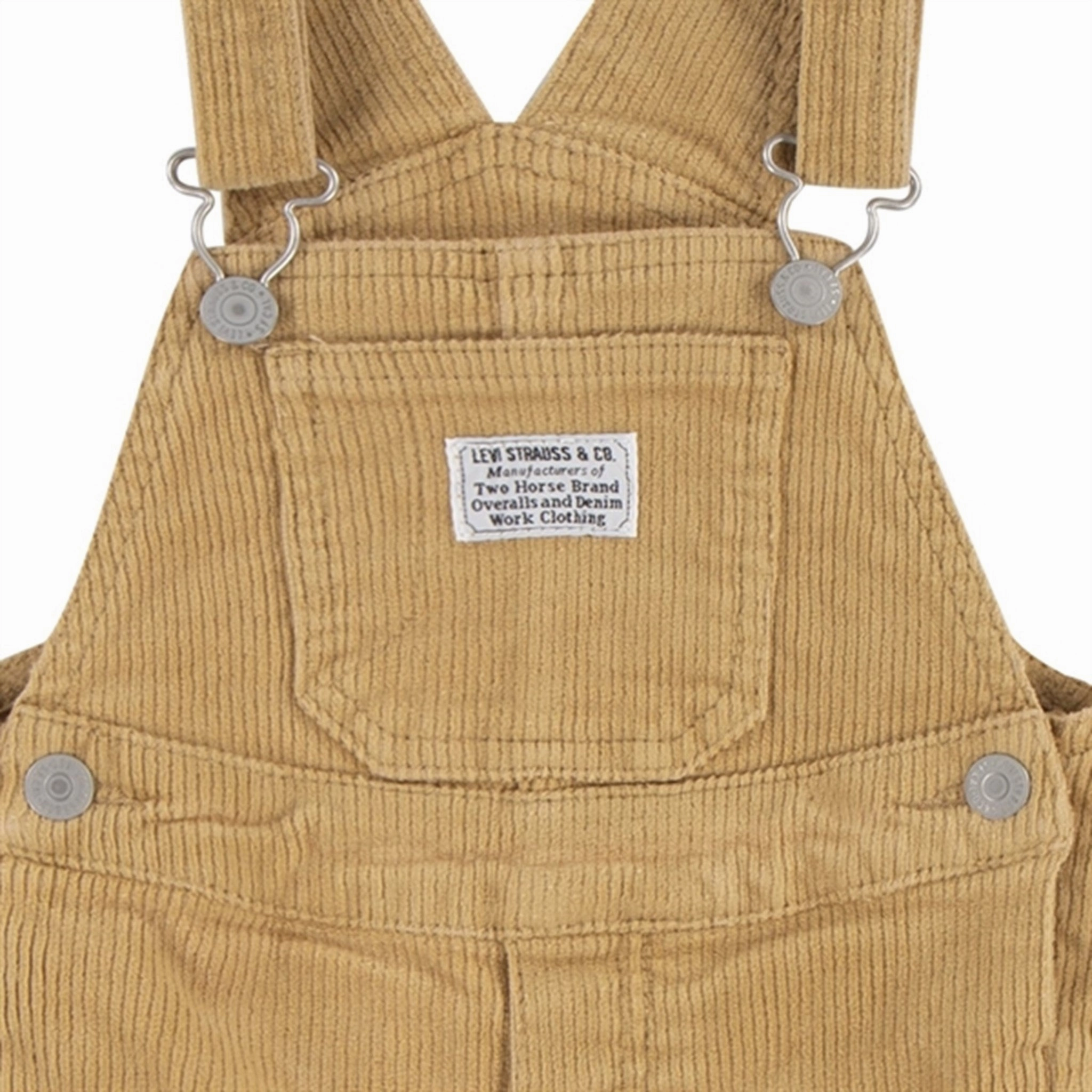 Levi's Baby Corduroy Overalls Lark Relaxed Comfort Fit Breathable wear