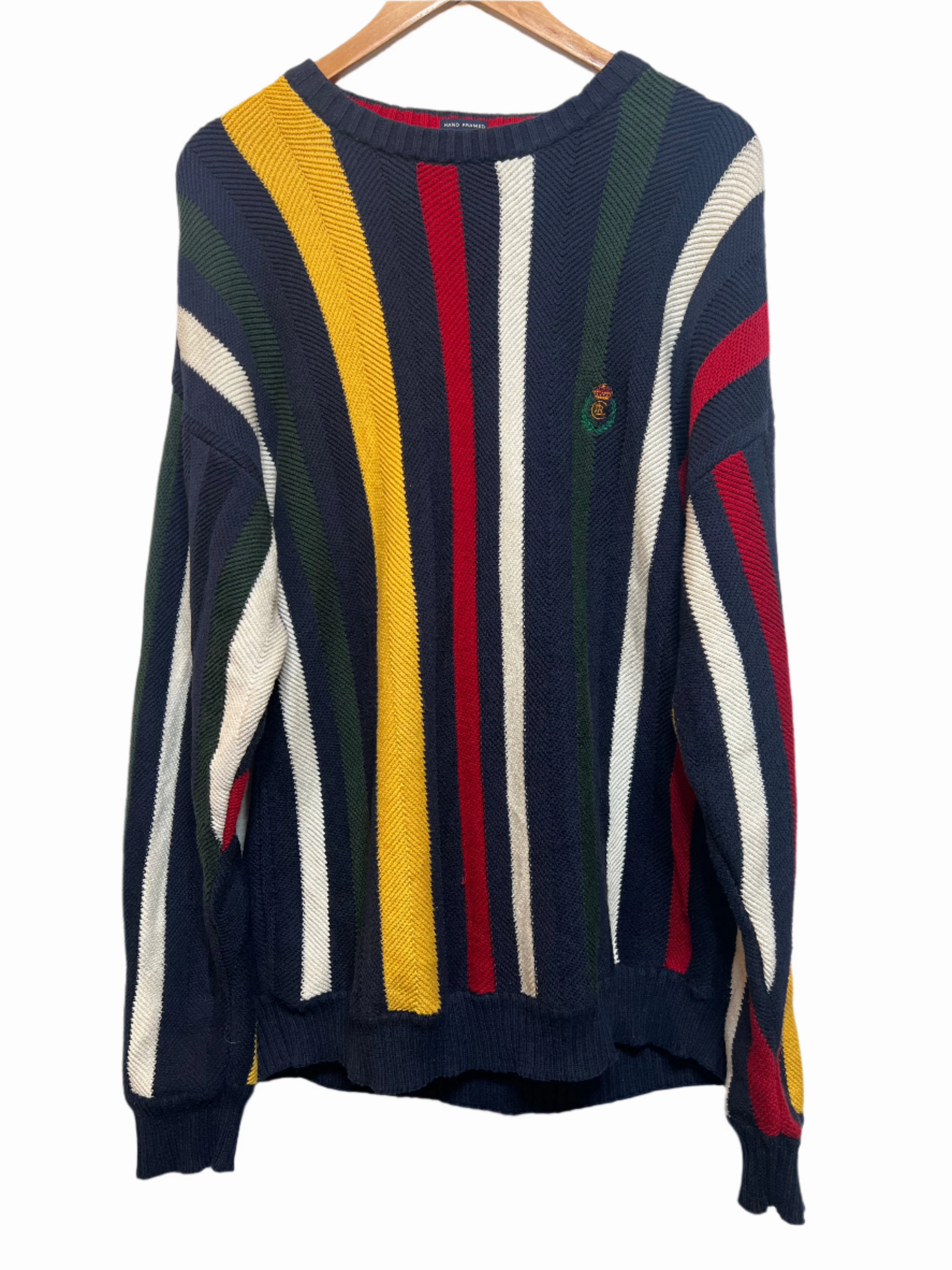 OdorResistant Fiber Casual Outfit Chaps Mens Knitted Sweater (Size L)