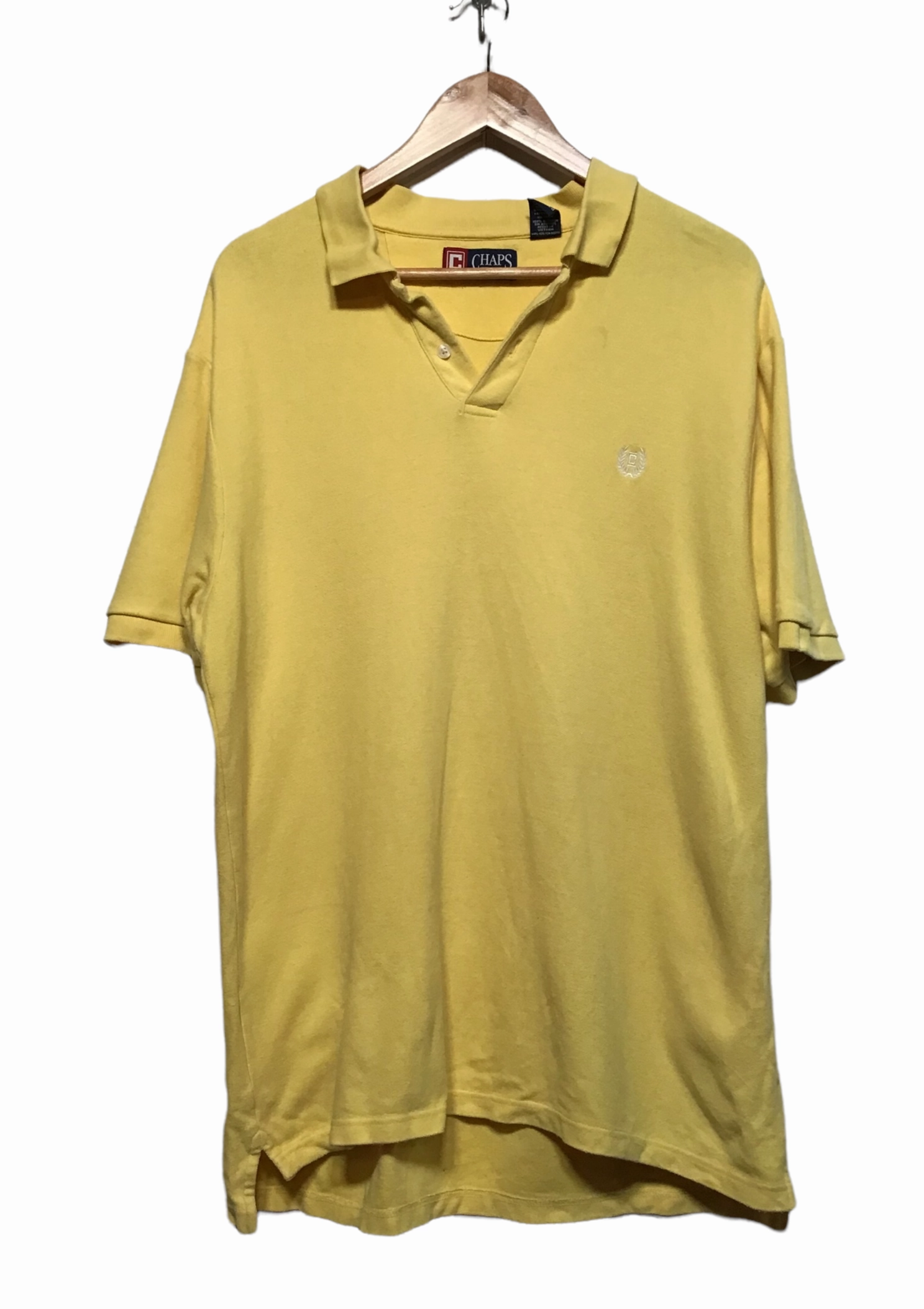 Chaps Polo Shirt (Size XL) Leather combination