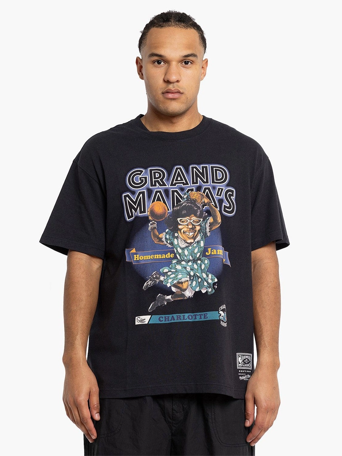 Plus size confidence Charlotte Hornets Grand Mamas Tee