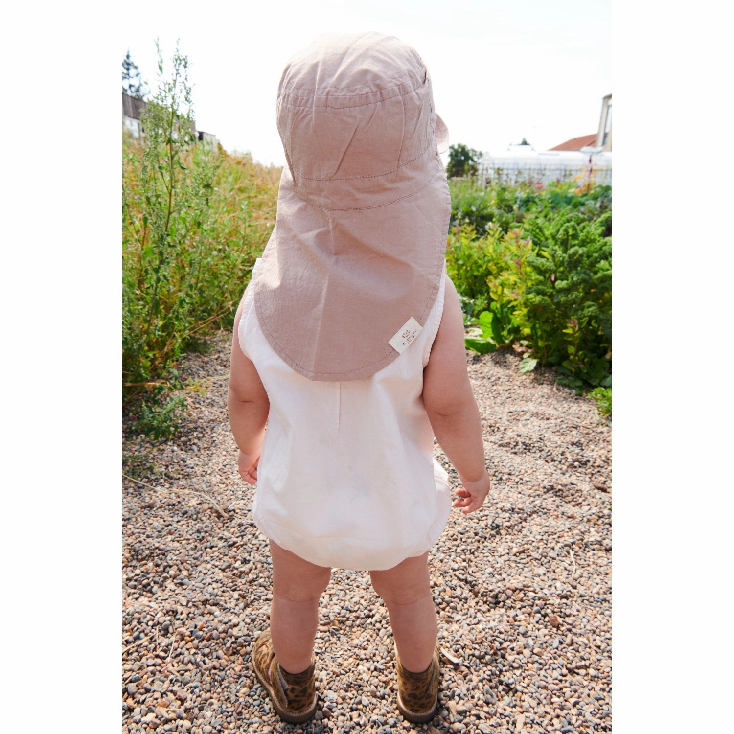 Durable Weekend COPENHAGEN COLORS Soft Pink Classic Crisp Poplin Romper