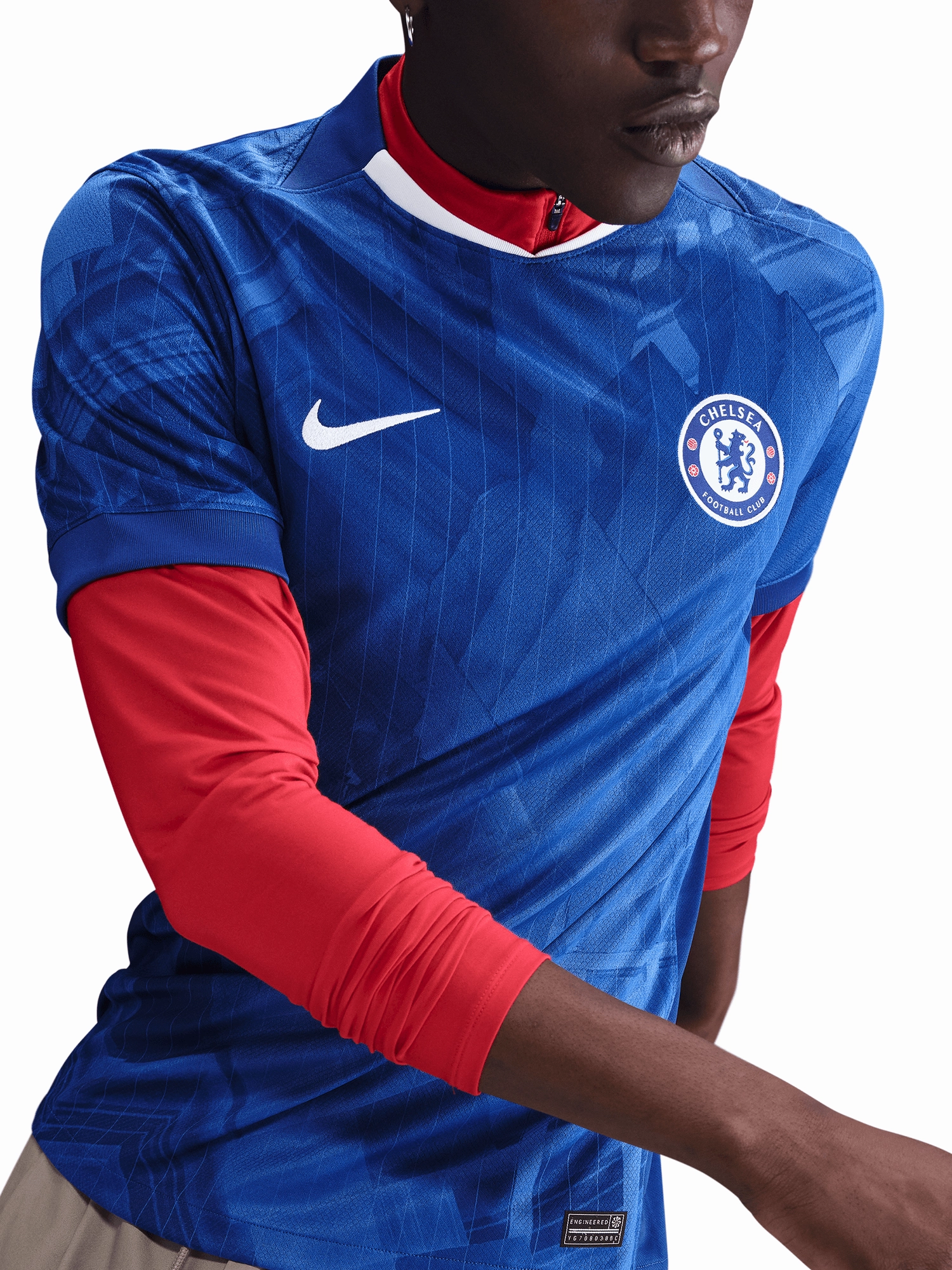 Chelsea 25/26 Football Club Home Stadium Jersey right size DoubleStitchedHem