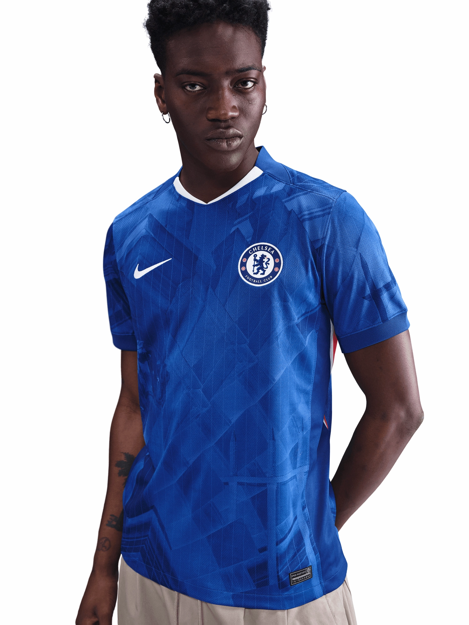 Sustainable Production Process Chelsea 25/26 Football Club Home Stadium Jersey