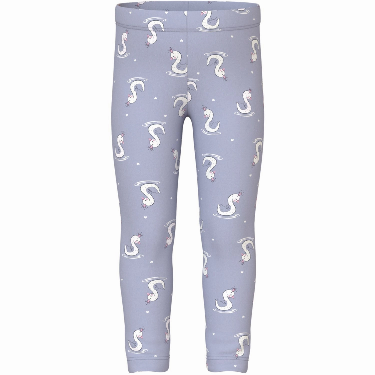 Budget Friendly Morning Stretch Thermal Warm Morning Jog Name It Icelandic Blue Swans Davina AOP Sweat Leggings
