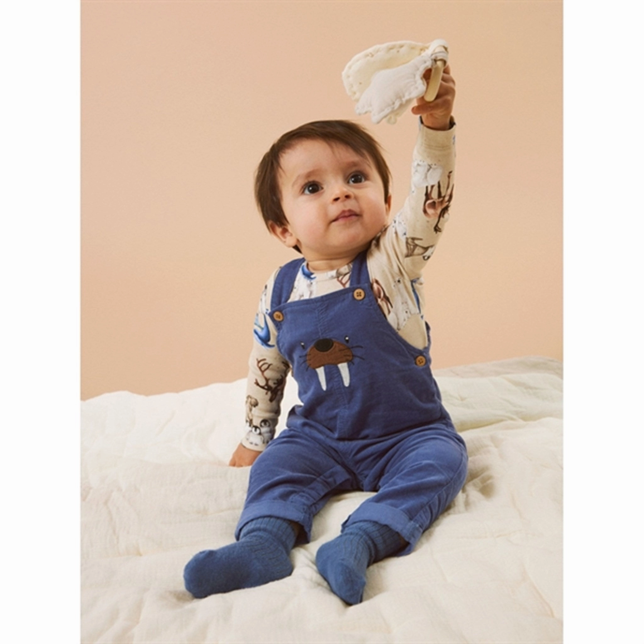 Name it Bijou Blue Ben Baggy Overall Feminine Fit PermeableCloth