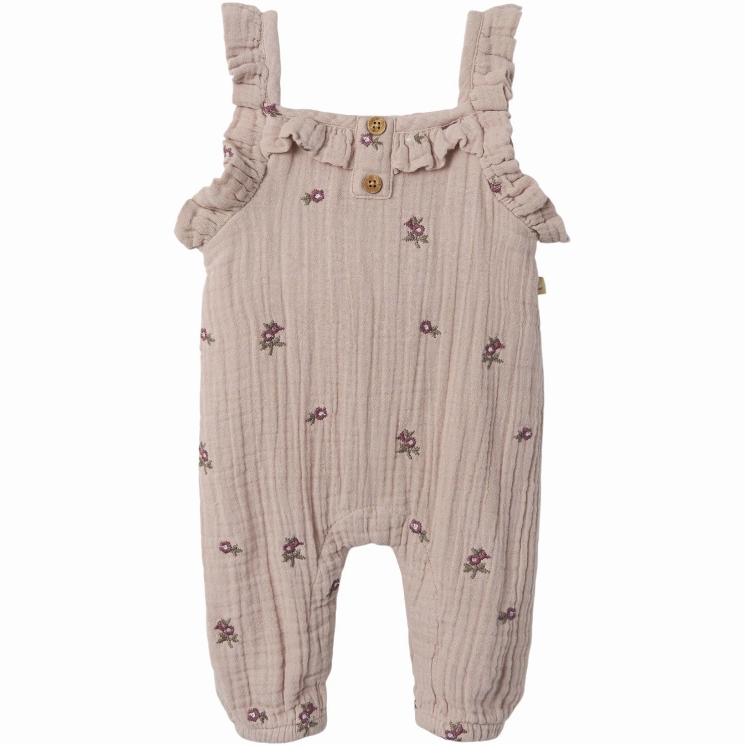 Lil'Atelier Shadow Gray Tamina Loose Overalls All-Day Wear LowProfileTopstitching