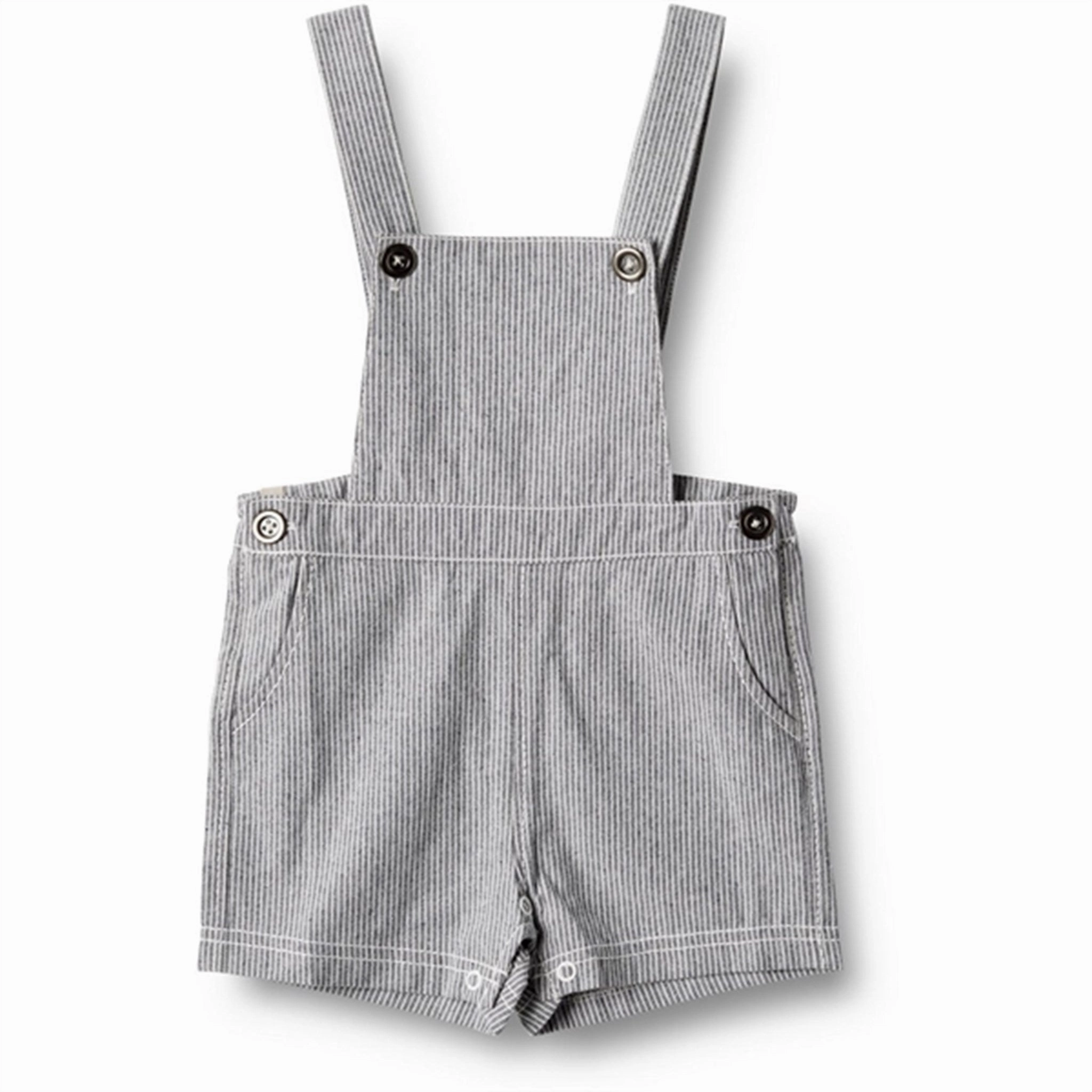 Wheat Denim Stripe Overall Erik Relaxed fit wear