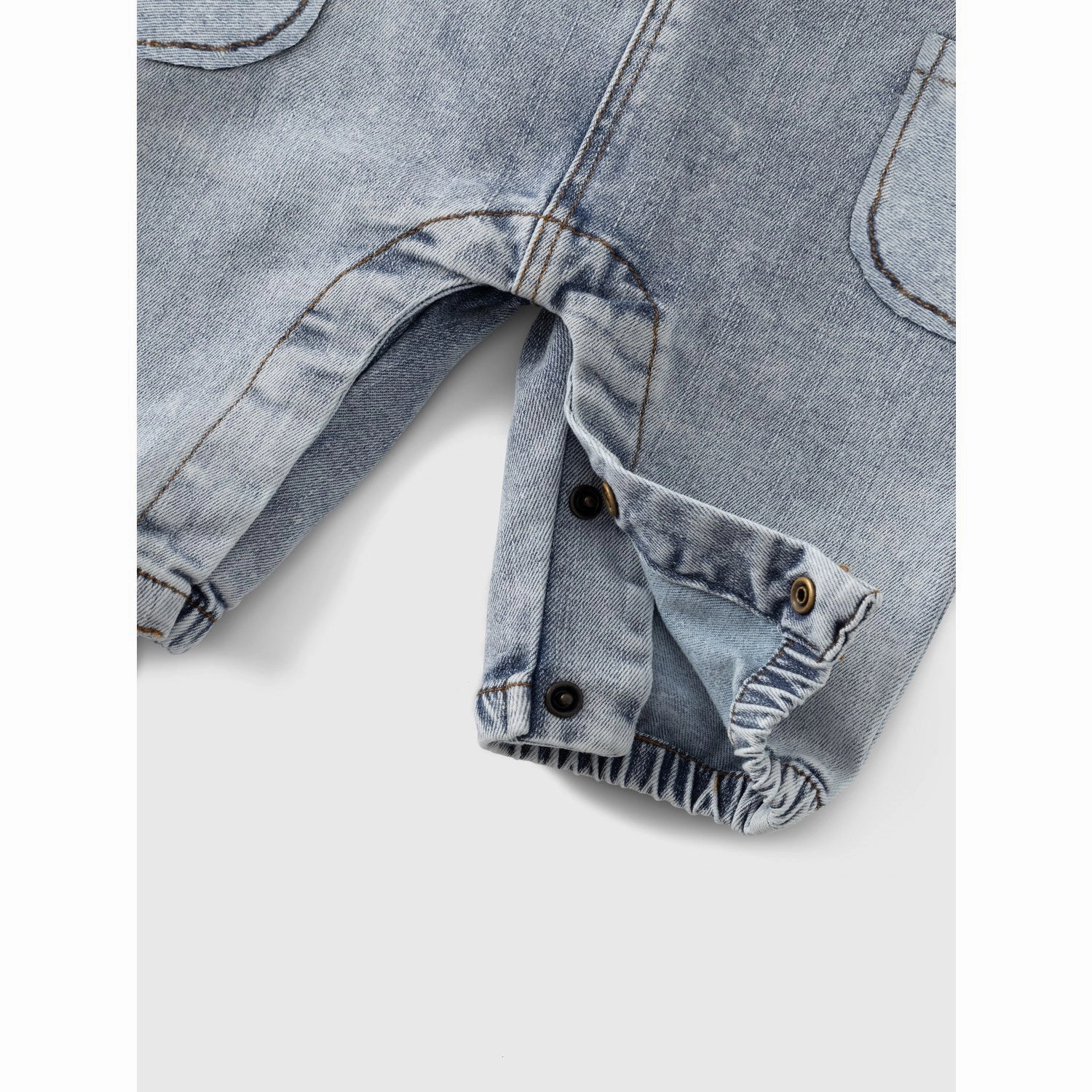 Lil'Atelier Light Blue Denim Saga Loose Denim Overall Weekend Style Zero Waste Manufacturing
