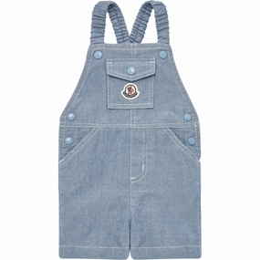 Retro Teen Moncler Medium Blue Overalls