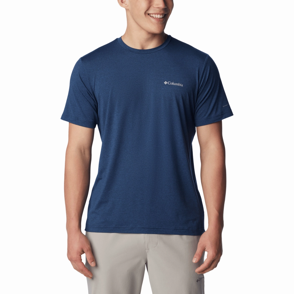 Columbia Tech Trail T-Shirt Men Sleek Fit Urban Style Trend