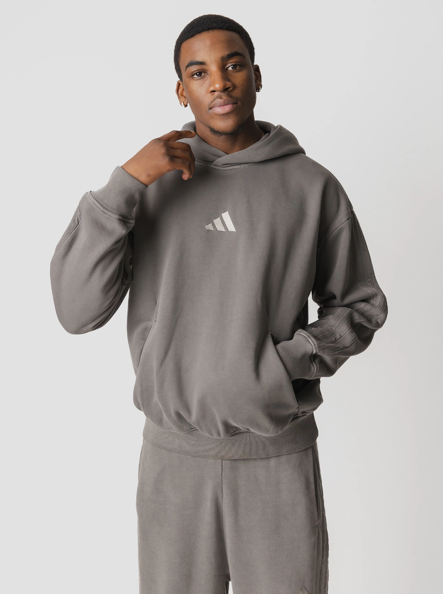 ALL SZN Fleece Washed Hoodie stretchy texture Beach Wear