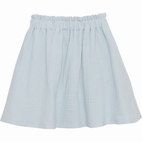 Huttelihut Muslin Celestial Blue Skirt Tea length Oversized style