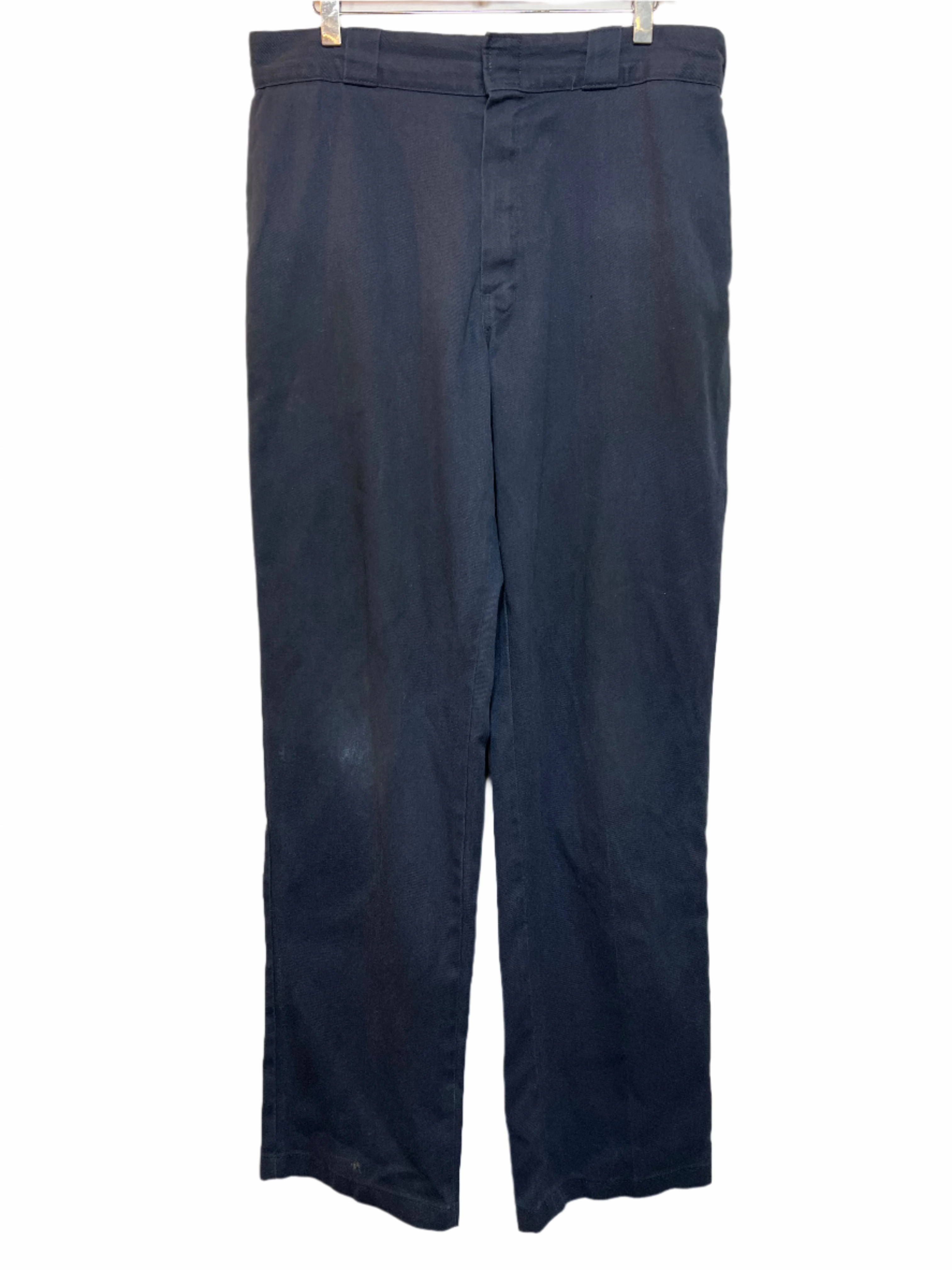 Dickies Mens Navy Trousers (W34) Durable Seam Construction